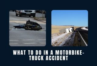 Motorbike-Truck Accident